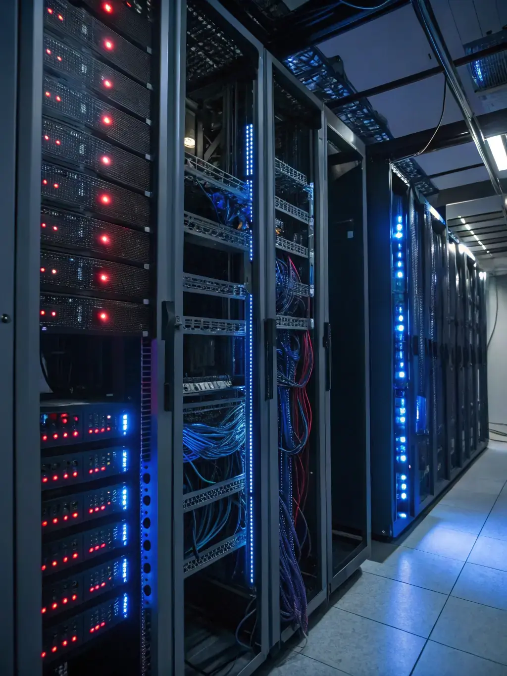 An image of a secure data server room, emphasizing Zoola Analytics' commitment to data security and privacy.